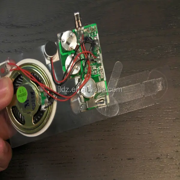 BARE Recorder Button Scrapbooking DIY Card Music Sound Module