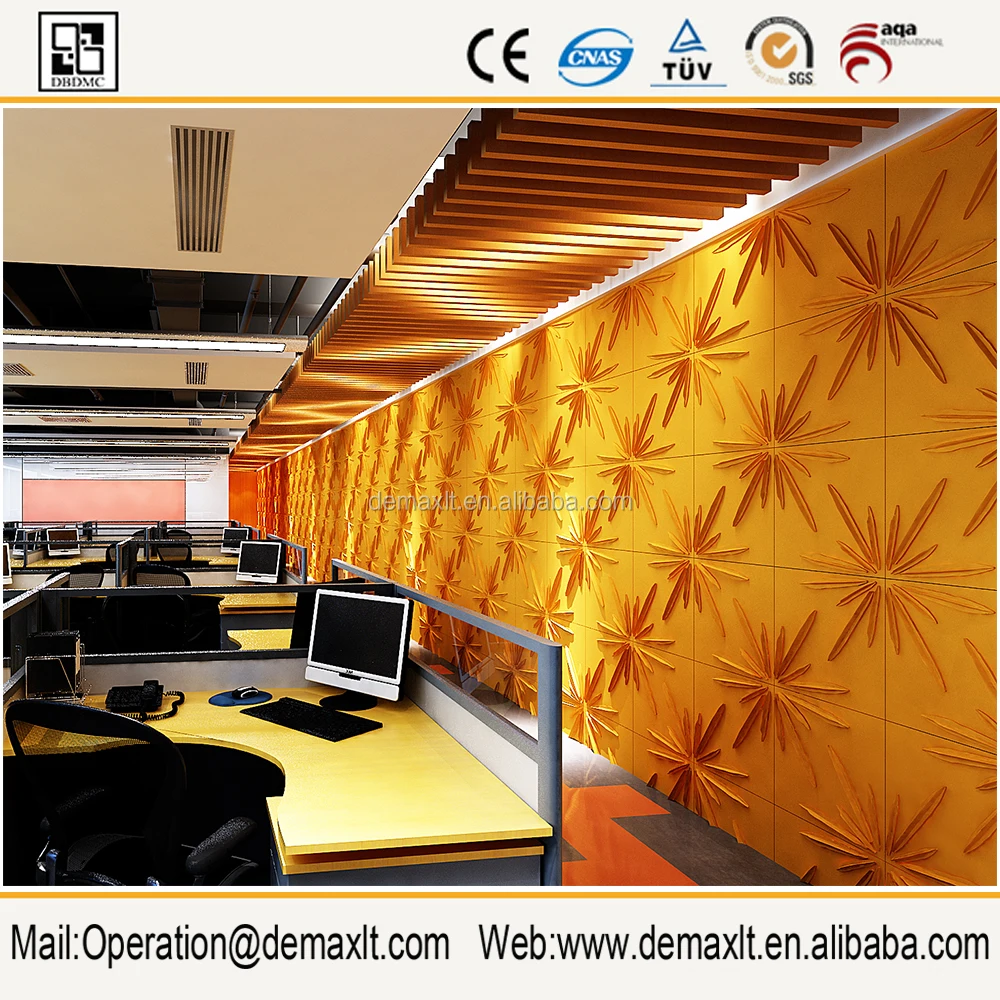 Азиатский высокий класс специализированные магазины отделочные стеновые панели 3d