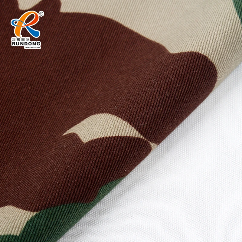 
Flame retardant Military camouflage denim fabric for Sweden 