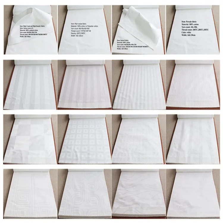 100% combed cotton fabrics korean 60s 330tc sateen fabric large rolls