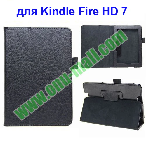 Leather case Case for Kindle Fire HD 7 with holder