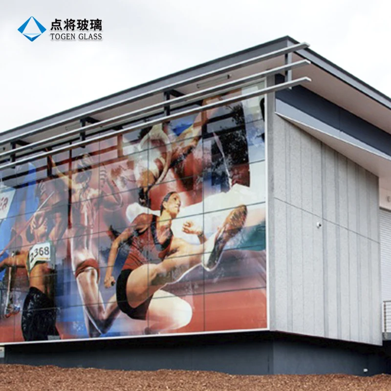 Togen Digital Printed Glass for Plaza Facade Cladding