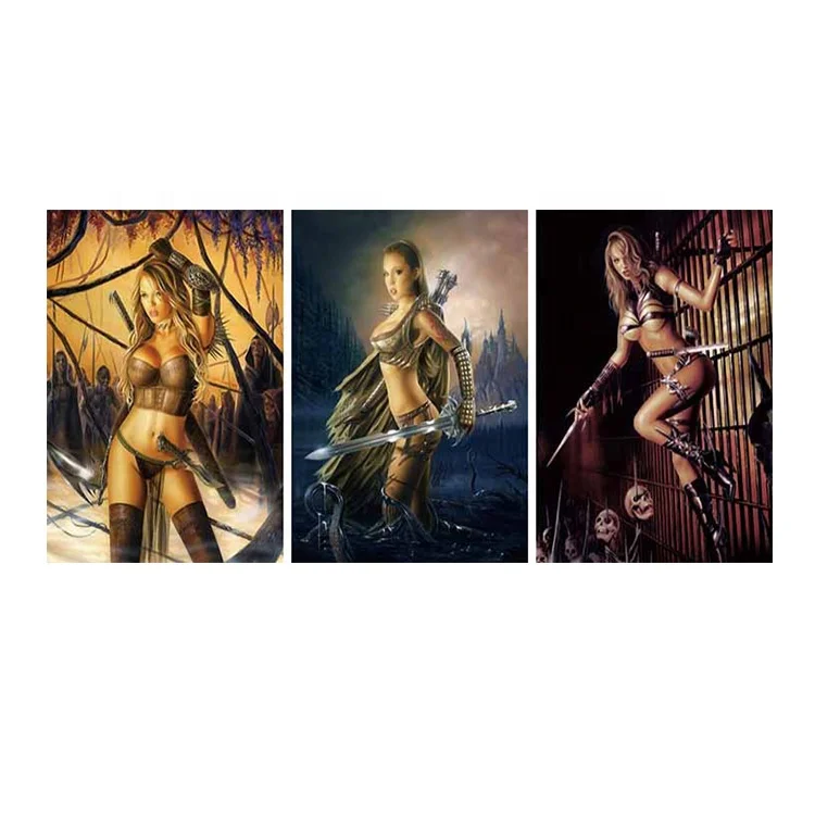 Wholesale incredible hot women god 3d flip lenticular poster