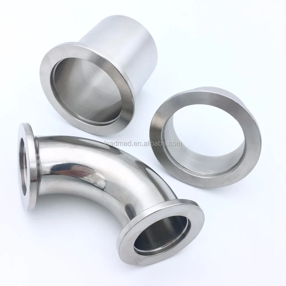 304 Stainless steel flange KF25 NW25 equal tee adapter 3 Way KF25 tee flange