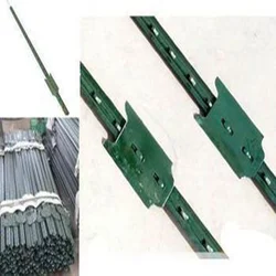 American metal studded T posts with spade