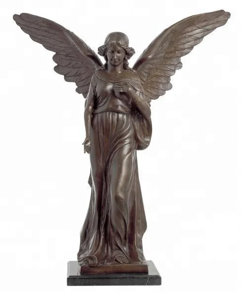 
Copper bronze religious sculpture brass Angel Statue for home decoration 