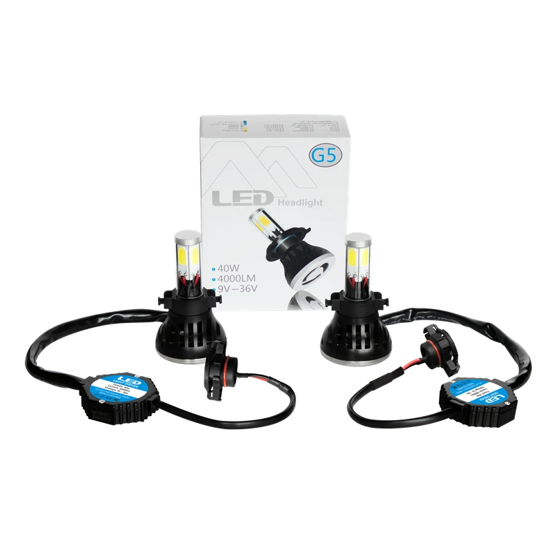 купить хорошие светодиодные автофары 9006 9005 ближний свет для автолампы 40w 4000lm 9-36v хорошо продавать для россии