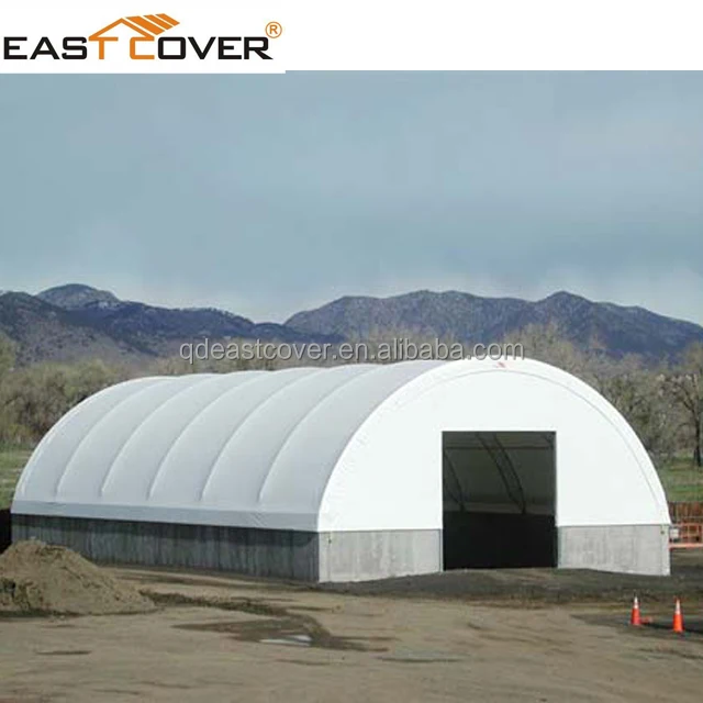 big hay storage truss shelter