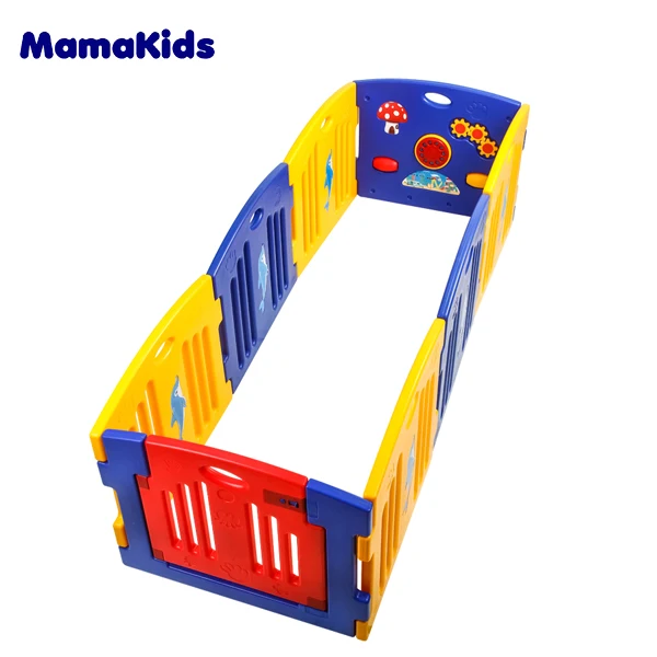 Mamakids H0805B Plastic safety game fence for kids playing children protection fence custom plastic baby round playpen