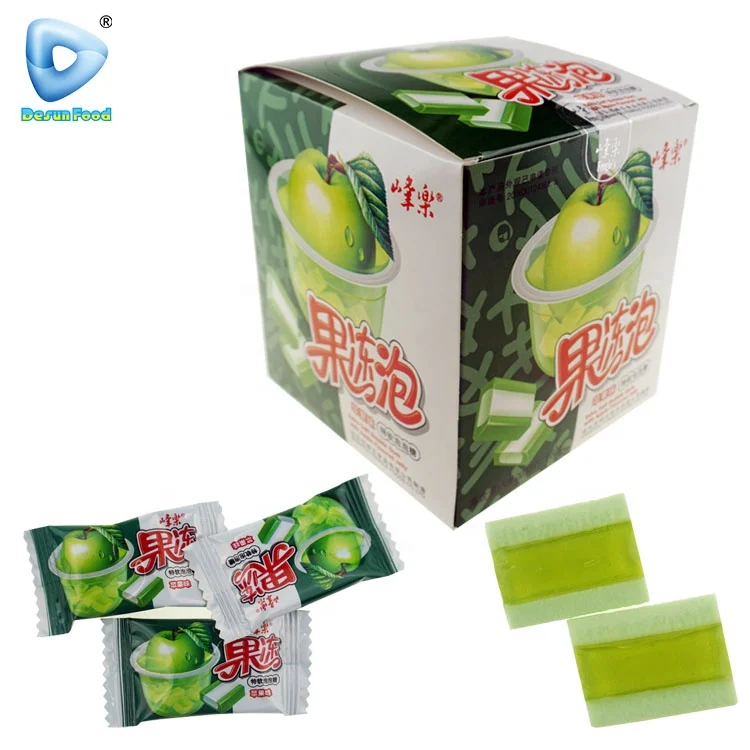 Hot selling halal center filled chewing jelly gum