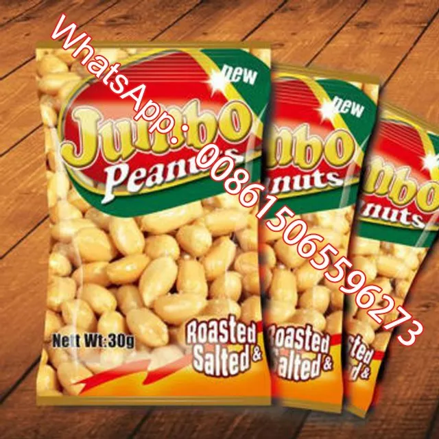 
Roasted blanched peanuts salted with 50g 30g 25g 18g small plastic bag packing 