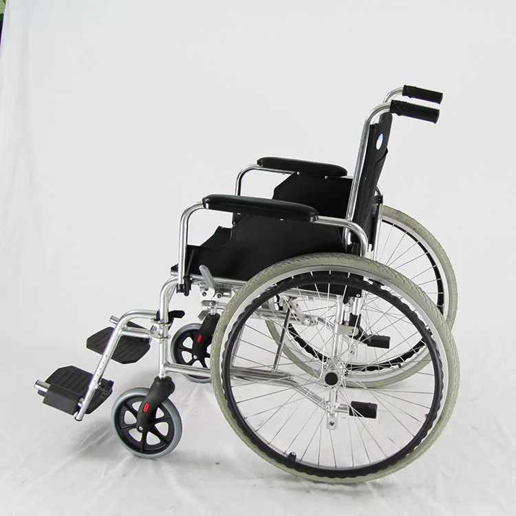 lightweight detachable armrest and footrest folding wheelchair for dubai market RJ-W808L