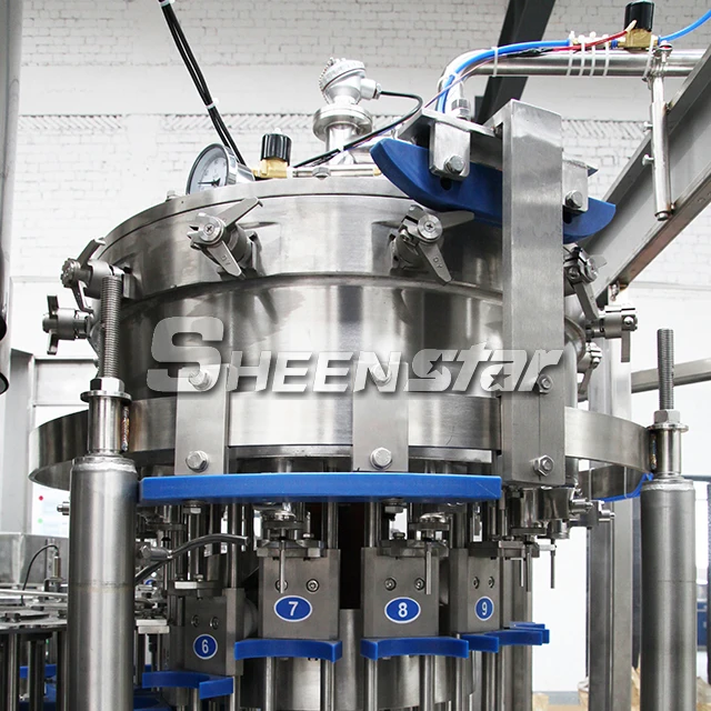 Carbonated soft drink counter pressure bottle filler