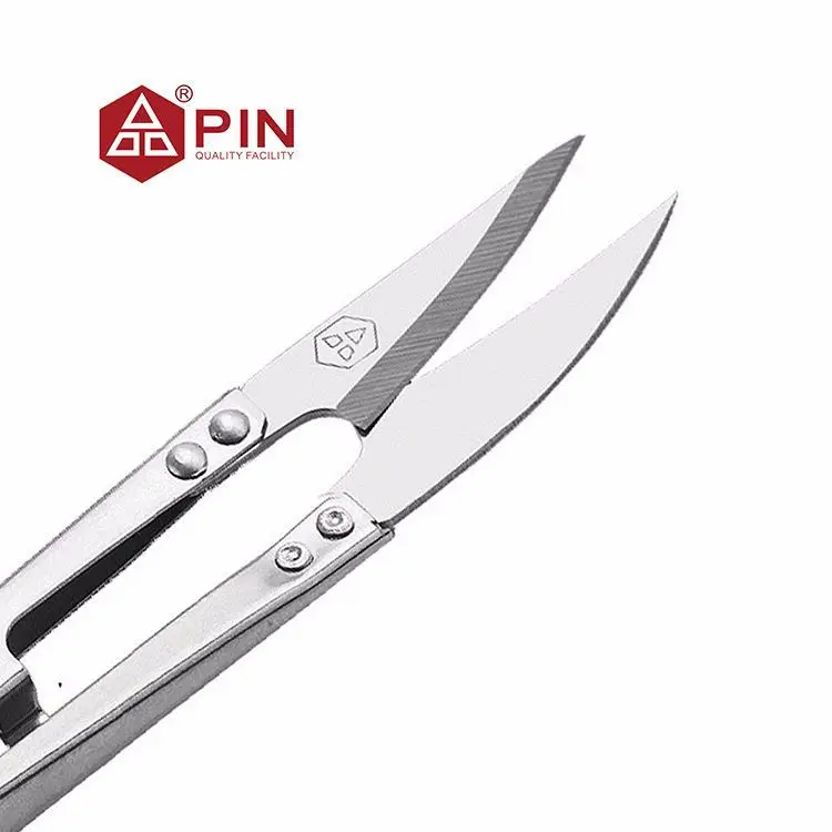 Manufacturer Pin Brand 1434 Warped Embroidery Scissors Stainless Steel Small Yarn Scissors Thread Trimmer