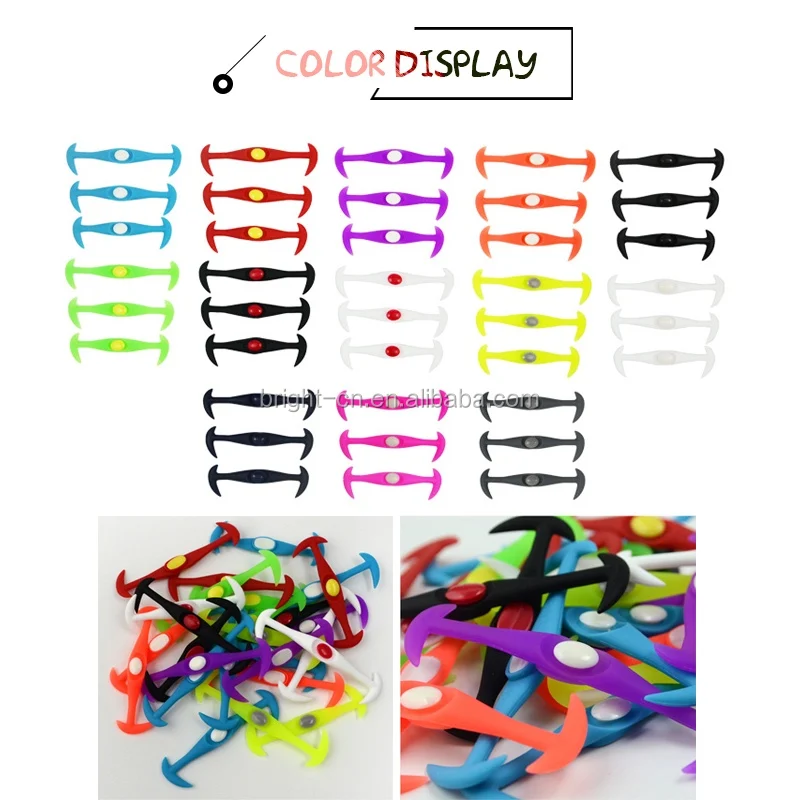 Черный, белый, красный и другие цвета ленивый без галстука ботинка шнурок замки малышей/банджи шнурки для кроссовок