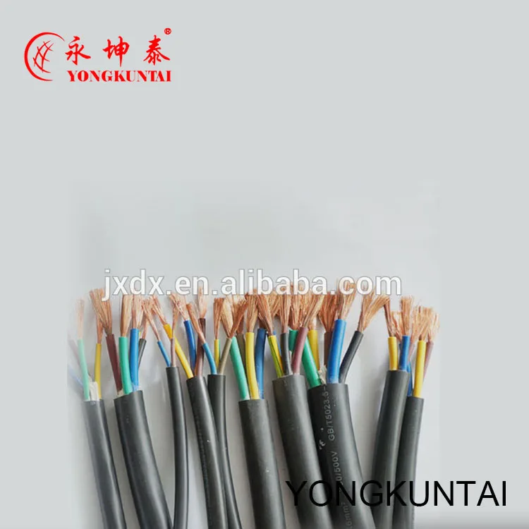twin electrical cables with earth wire/flat electrical wires