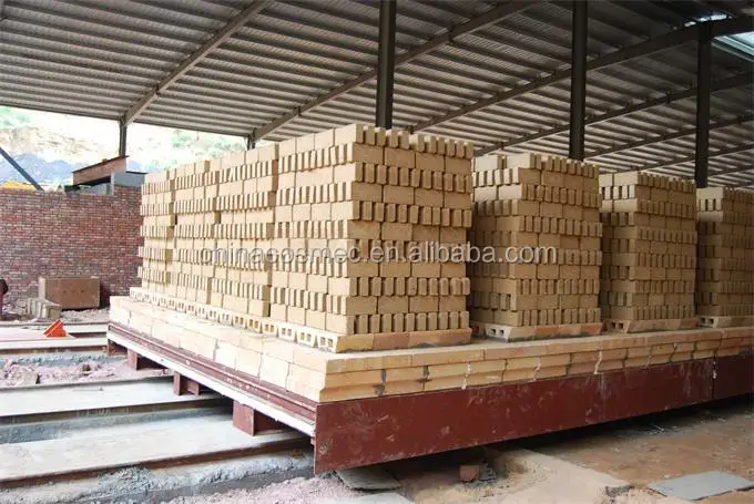 High production fired clay brick tunnel kiln for brick plant
