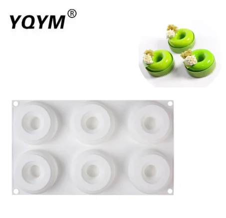 
High Quality loaf silicone Donut cookies mold silicone donut baking mold manufacturer 