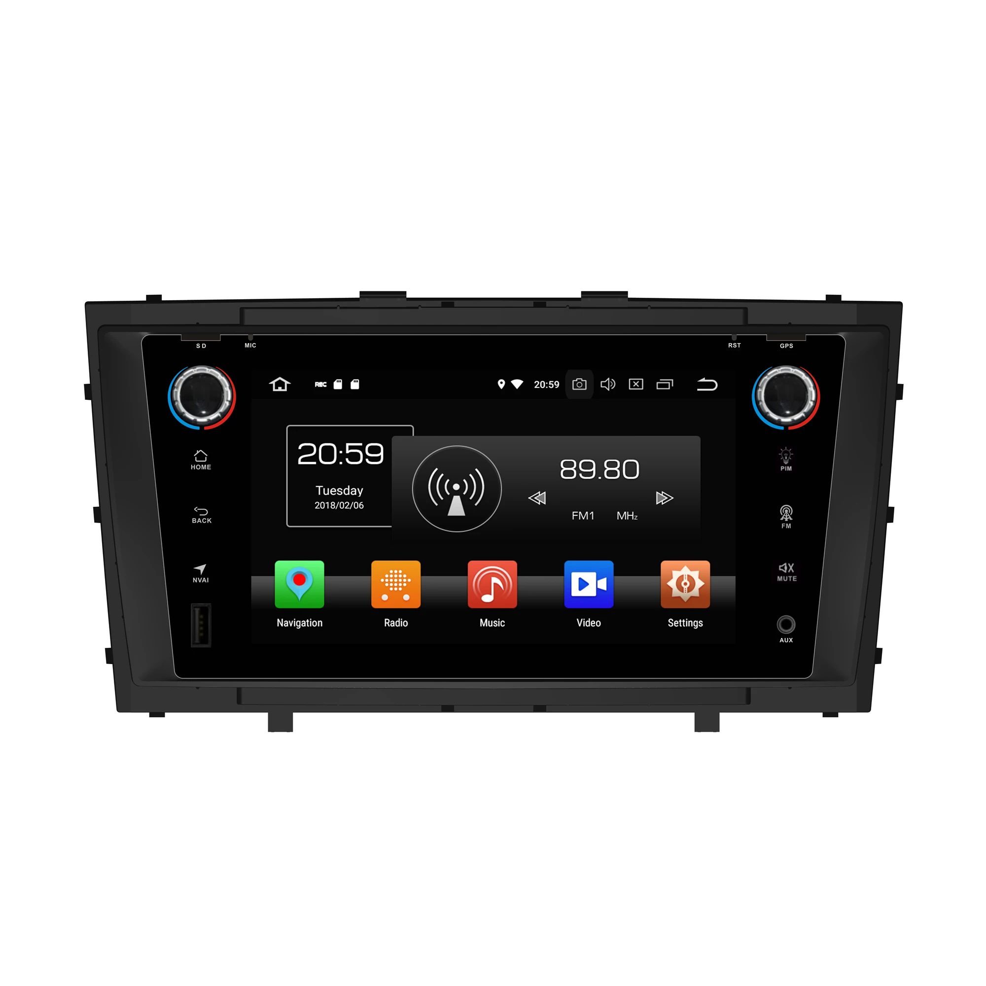 Android 10.0Car DVD Stereo Multimedia Audio Unit Car PC Radio GPS Navigation for Toyota T27 Avensis 2009-2014 Video Audio 4G