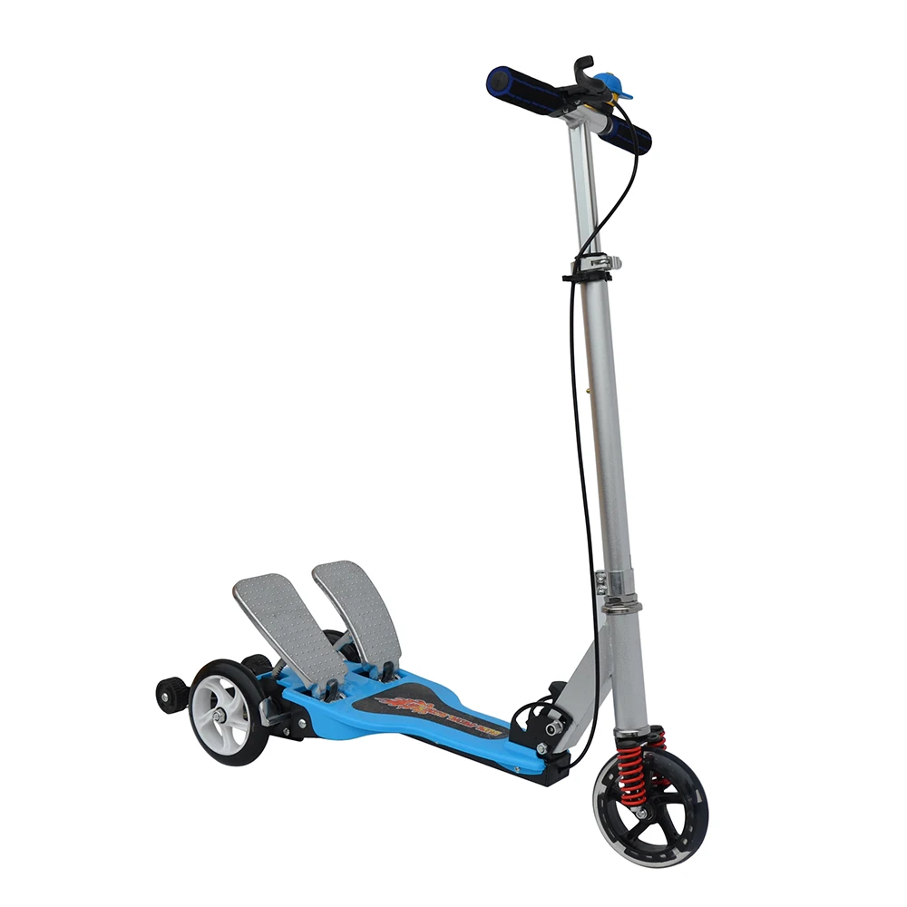Hot Sell CE Approved Hot Selling Big Wheels Kids Dual Foot Pedal Kick Scooter