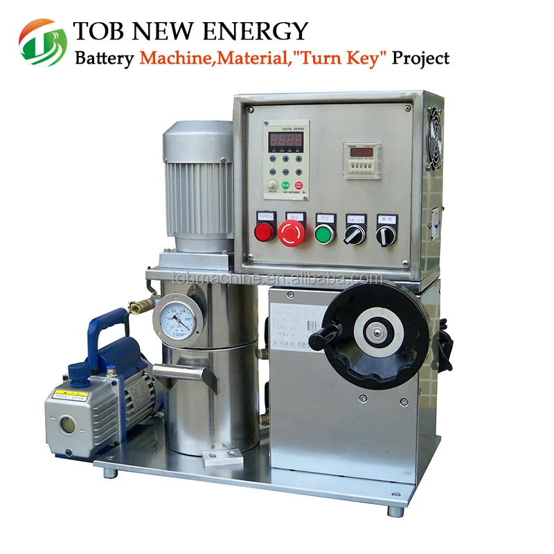 Laboratory Lithium Ion Battery Vacuum Dough Mixing Machine with Vacuum Mixer Homogenizer