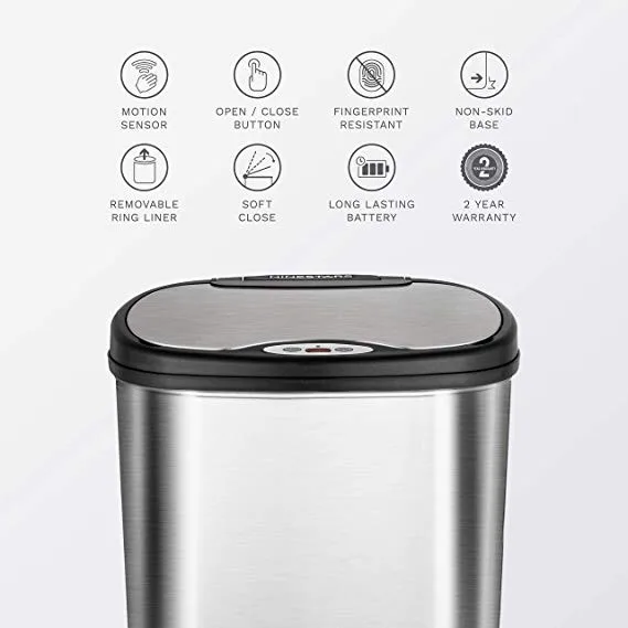 Контейнер для мусора 30L 42L 50L 70L 80L металлический контейнер