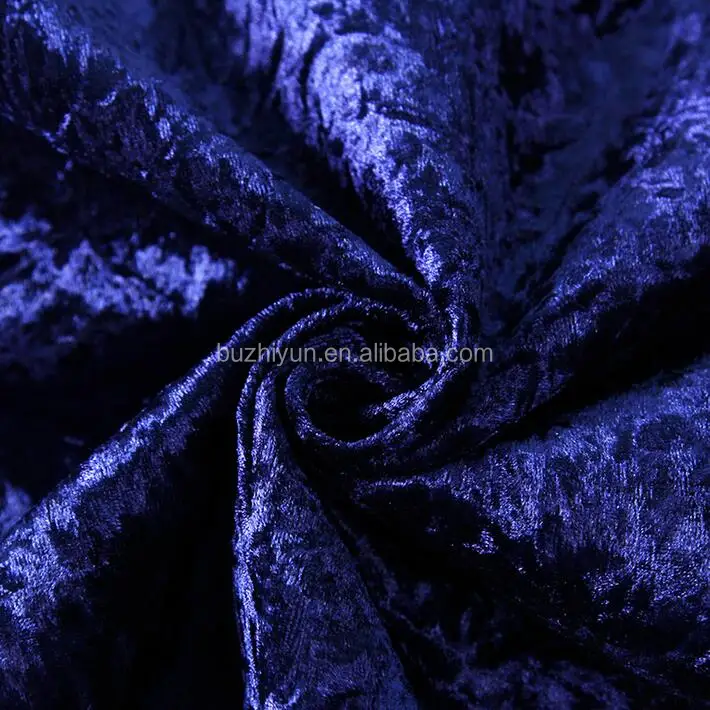 100% polyester bright glossy crush velvet soft sofa fabric