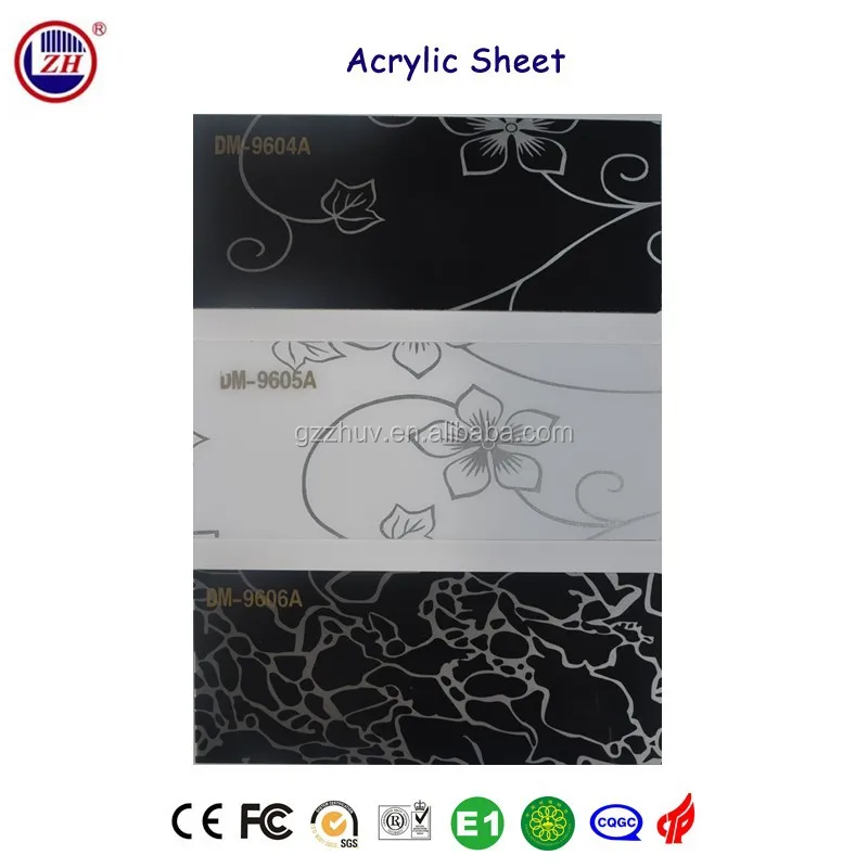 1mm thickness high gloss acrylic PVC sheet for MDF board