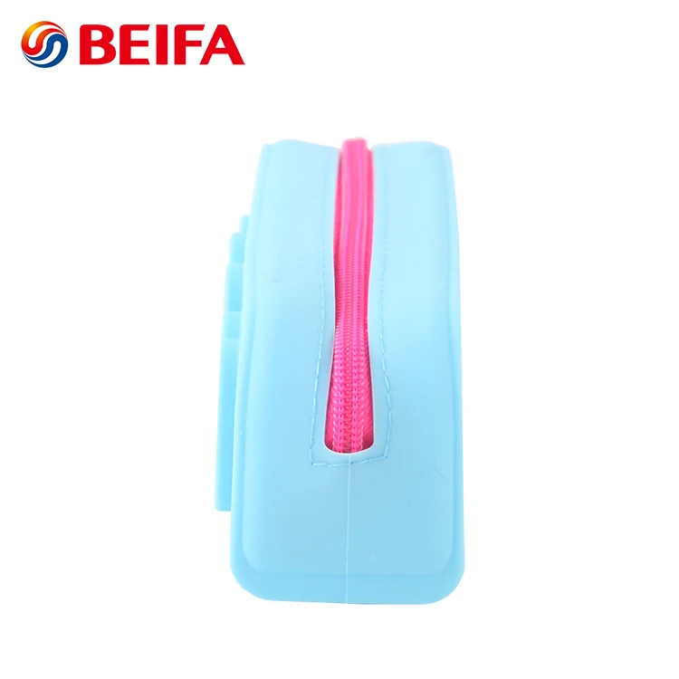 Beifa Brand PB0071 Creative Design Stationery School Silicone Pencil Case With Heart Shape