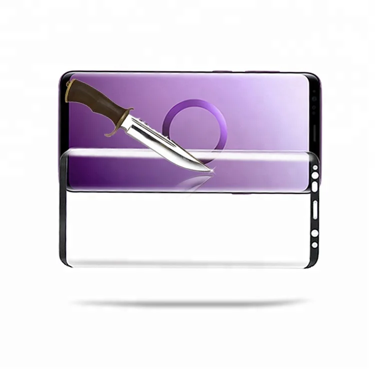 
Sensitive Touch Full Glue Glass For Samsung Galaxy S9 3D Curved Tempered Glass Screen Protector 