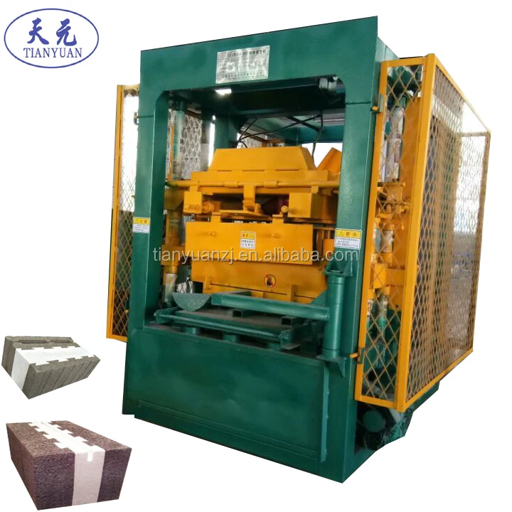 cement concrete blocks with foam eps panel insert making machine ( Huarun Tianyuan factory)