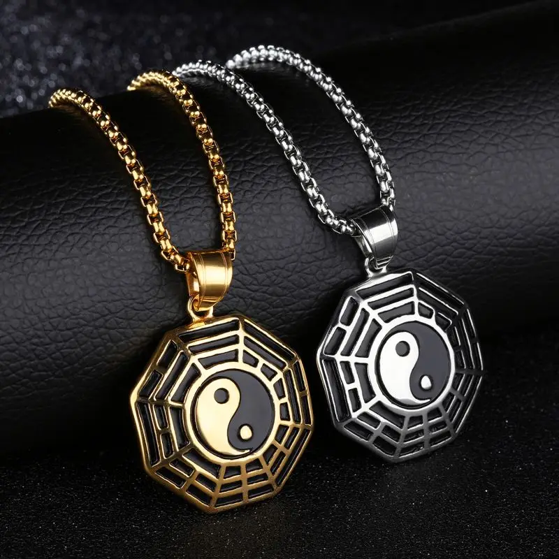 
Top Quality Stainless Steel Ying Yang Chi Pendant Price 