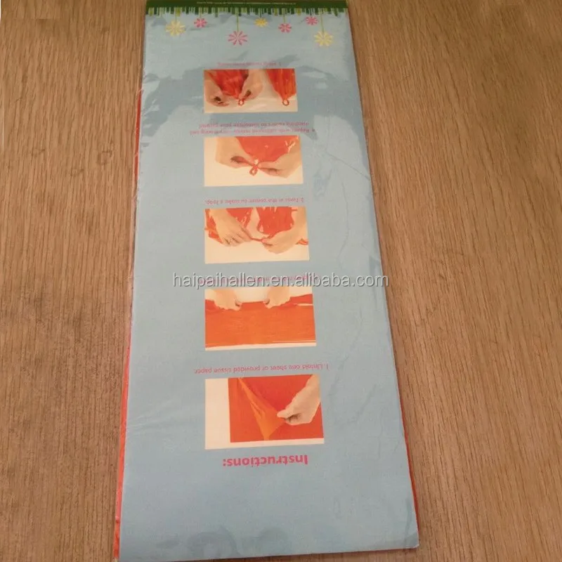 10 Ft Bright White Tissue Paper Wedding and Party Tassel Fringe Garland