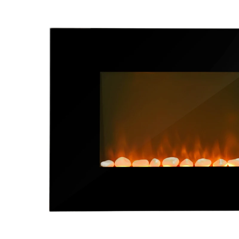 New Modern Design Wall Mounted Adjustable Electric Fireplace Led Fireplace Heater Fire Place Electric Heaters