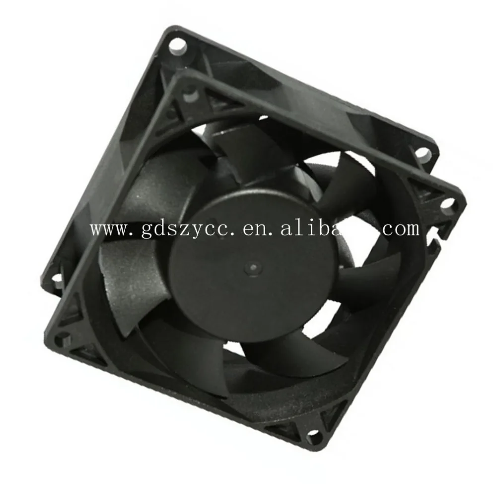 high speed CFM 80mm 80x80x38 8038 dc brushless powerful small axial flow fan 12v for air purifier