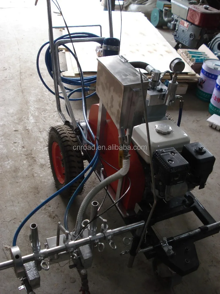 
hand push parking lot pavement lines painting marking machine 