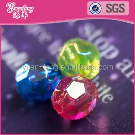 Popular Shining 20mm Colorful Bubblegum Beads