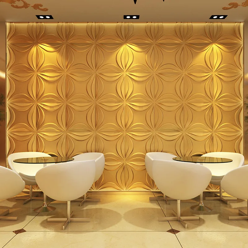 Cheap New Interior Decor Waterproof Gypsum 3D Wall Panel