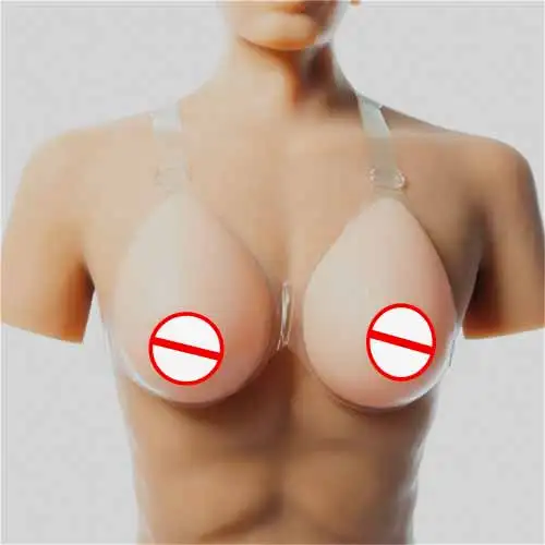 Wholesale High Quality Silicone Artificial Breast Forms Silicone Breast Falsies