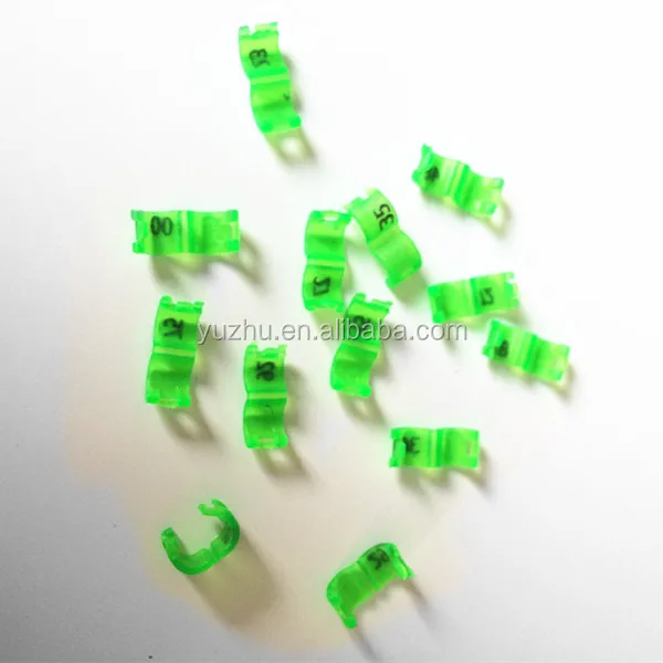 Canary clip ring 3mm clips plastic rings for birds