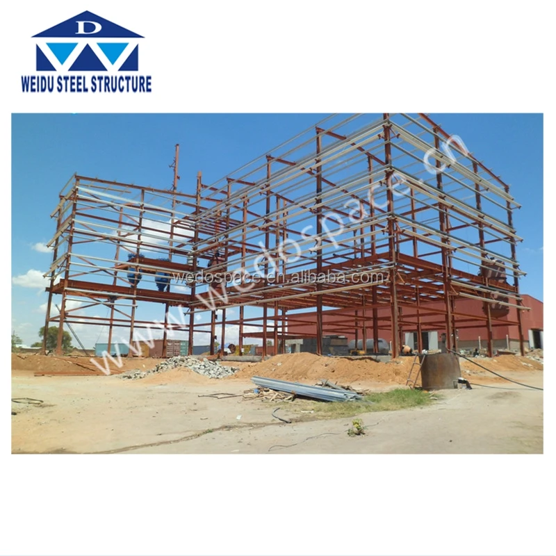 
High floor steel prefabricated workshop 