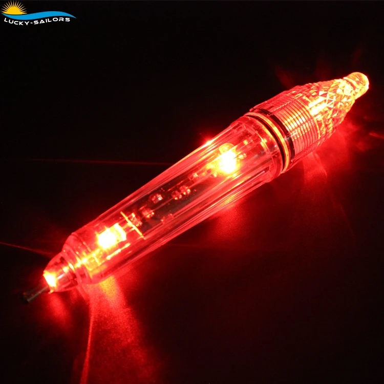 Flashing LED fishing lamp underwater lure light for squid swordfish bait