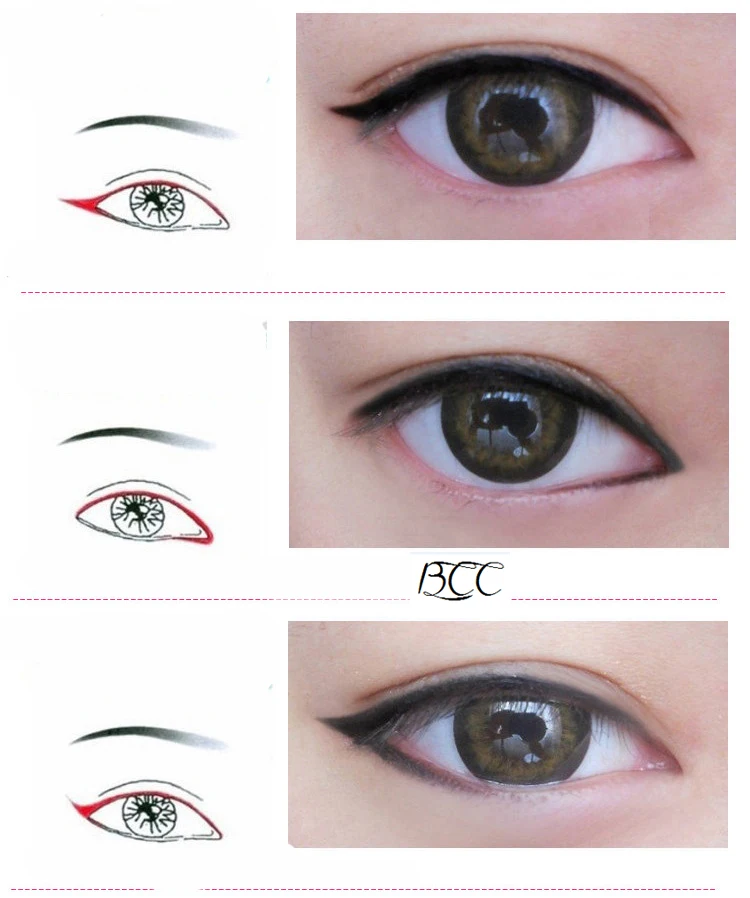 BCC Liquid Eyeliner Pencil Long Lasting Black Color Eyeliner  For Eye Makeup