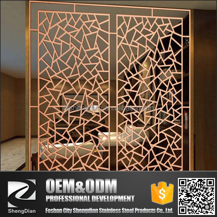 Металл Полые Резные Цветы Дешевые Нержавеющей Стали Перегородка Для Дома Номер Или Ресторан Раздела