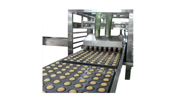 HG-CFC Automatic Mini Paper Muffin Cake Baking Machine / Madeline Cup Cake Making Machine  / Custard Cake Production Line