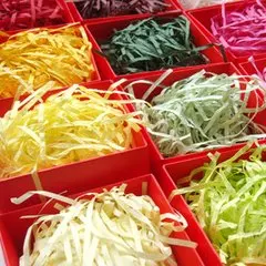 
China Wholesale Candy boxes filling shredded paper for packing silk wrapping paper 