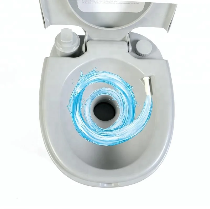 plastic portable toilet for camping and mobile toilet