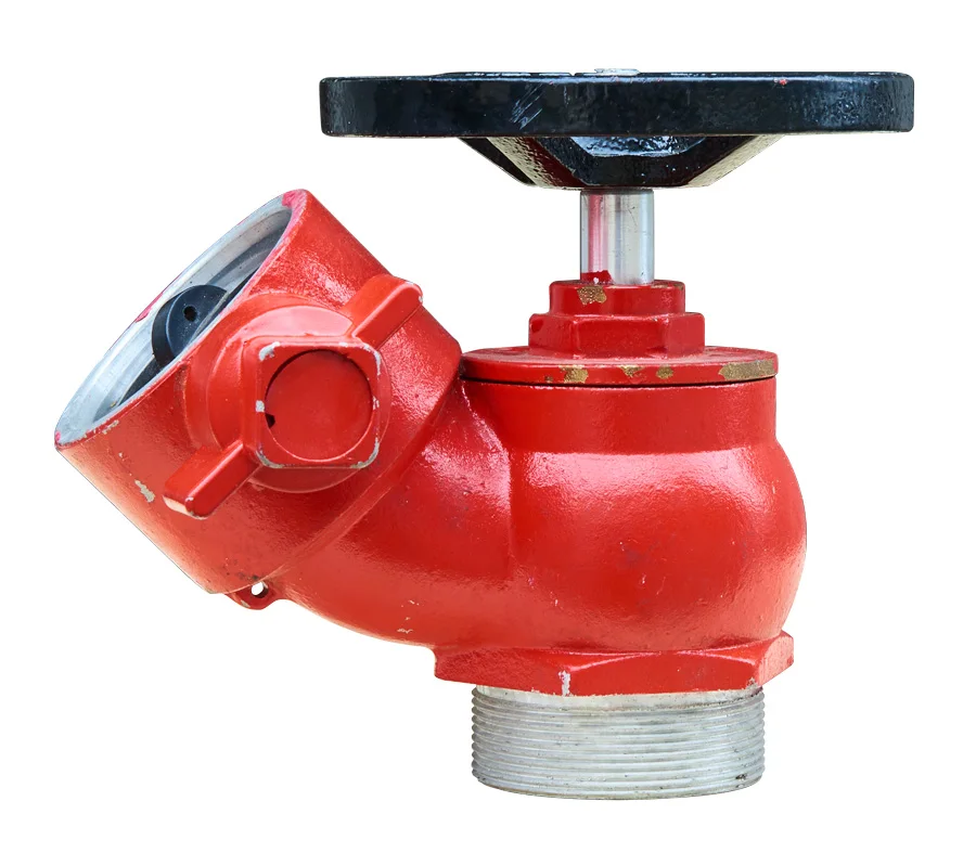 Threaded oblique type flange landing valve 2.5