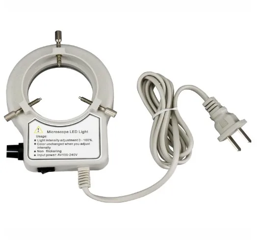 Vision Lighting Microscope LED Ring with Dimmer for Video Microscope