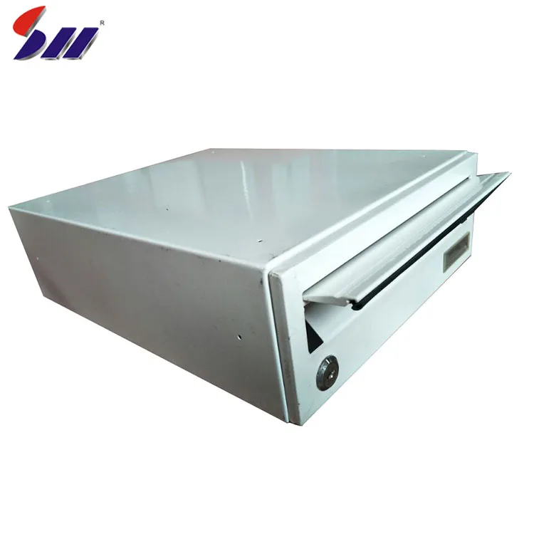 Low Price New Arrival Outdoor Heavy Metal Steel Flat Mailbox/Newspaper Box